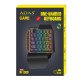 Игровая RGB клавиатура для игры на телефоне, пк или приставке мини клавиатура для одной руки AOAS М-1100