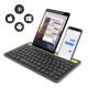 Бездротова двоконтактна Bluetooth-клавіатура Sandy Gforse Multi-Device Keyboard BK 230 Black