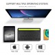 Бездротова двоконтактна Bluetooth-клавіатура Sandy Gforse Multi-Device Keyboard BK 230 Black