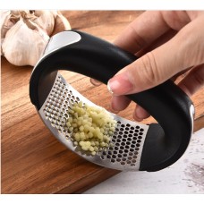 Пресс для чеснока Garlic press 10.7х5.1х6.9см из нержавеющей стали с пластиковой ручкой