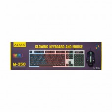 Проводная игровая клавиатура с подсветкой LED GAMING KEYBOARD + Мышь Linmony M-350