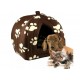 Мягкий домик для собак и кошек Pet Hut Brown