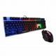 Дротова ігрова клавіатура з підсвіткою LED GAMING KEYBOARD + Миша Linmony M-350