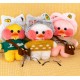 Мягкая игрушка Huada Toys уточка в очках Lalafanfan 35 см, плюшевая утка в одежде Cafe mimi duck Лалафанфан