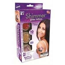 Набор для временного глиттер-тату блестящие татуировки Shimmer Glitter Tattoos