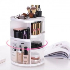 Органайзер для косметики, що обертається 360° Rotation Cosmetic Organizer (рожевий, білий, чорний)