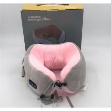 Массажная подушка роликовый массажер для спины, шеи Shaped Massage Pillow с подогревом роликами вибрацией