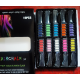 Набір крейд для волосся 10 шт Hair chalk Різнокольорові барвники гребінець для дітей та дорослих