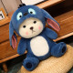 Мягкая игрушка Мишка в костюме Стич синий, детская плюшевая игрушка-обнимашка 