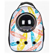 Космический рюкзак для переноски домашних животных CosmoPet с иллюминатором. Кокос