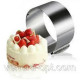 Раздвижное кольцо для торта (форма для выпечки) Cake Ring 16-30 см