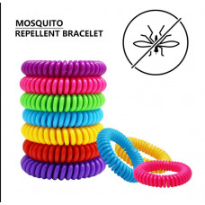 Силиконовый браслет ПРУЖИНА ремешок от комаров и насекомых с капсулой Ball