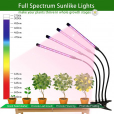 Фито лампа/светильник  для выращивания  растений FITOLAMP, 4 LED