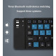 Мини-складная Bluetooth-совместимая клавиатура  для iPad, Android, Windows, iOS, телефона, планшета,TV (100)