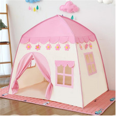Детская игровая палатка в виде домика .   Розовый 