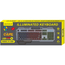 Игровая клавиатура с RGB подсветкой и поставкой для телефона AOASMODE L M-1000 USB (20)