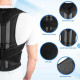 Грудопоясничный корсет корректор правильной осанки Back Pain Need Help Черный для  спины от сутулости (100)
