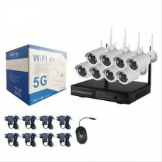 Комплект камер видеонаблюдения беспроводной 5g SX08-800 kit 1080p wifi 5G на 8 камер в наборе (4)