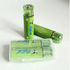 Батарейка-акумуляторная USB   FluCat USB rechargeablum battery AA 1.5V 1500 mWh (2 шт в комплекте)