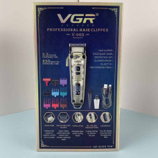 Машинка для стрижки волос триммер аккумуляторный беспроводной Vgr V-005