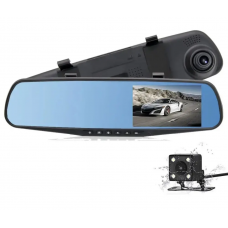 Зеркало видеорегистратора с камерой заднего вида Vehicle Blackbox DVR 